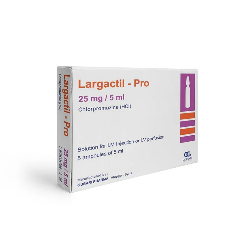LARGACTIL(CLOROPROMAZINE) VITORIA 25MG5ML 6AMP - CIMA AMPSGE